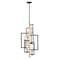 Maxim Lighting Flambeau 6-Light 14" Wide Black / Antique Brass Chandelier 16116CLBKAB - alternate 1